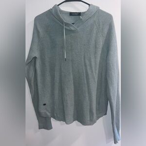 Lauren Ralph Lauren Knit Pull Over Hoodie-Size Medium